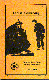 Lordship vs Serving book